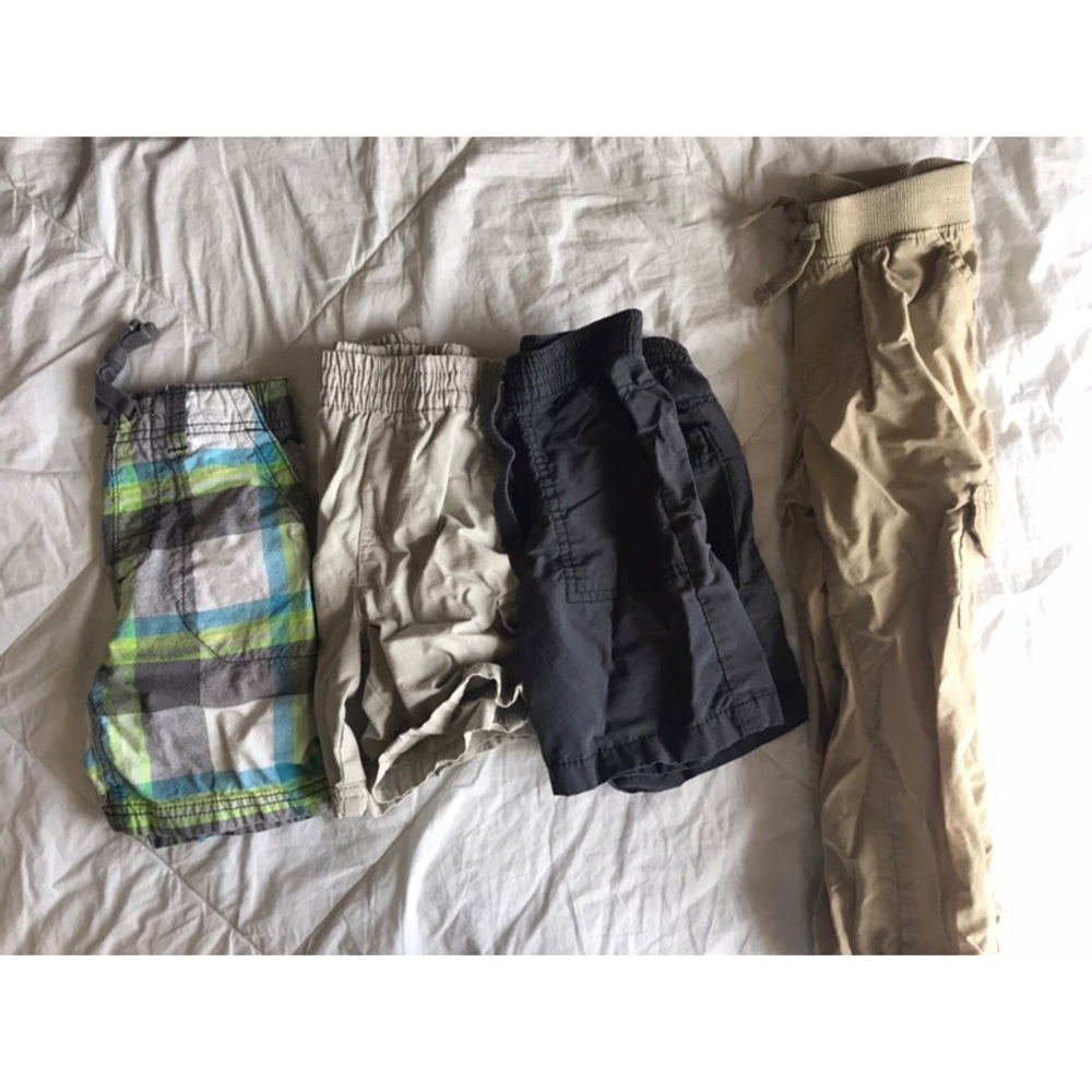3T Boys Khaki Shorts/Pant Bundle
